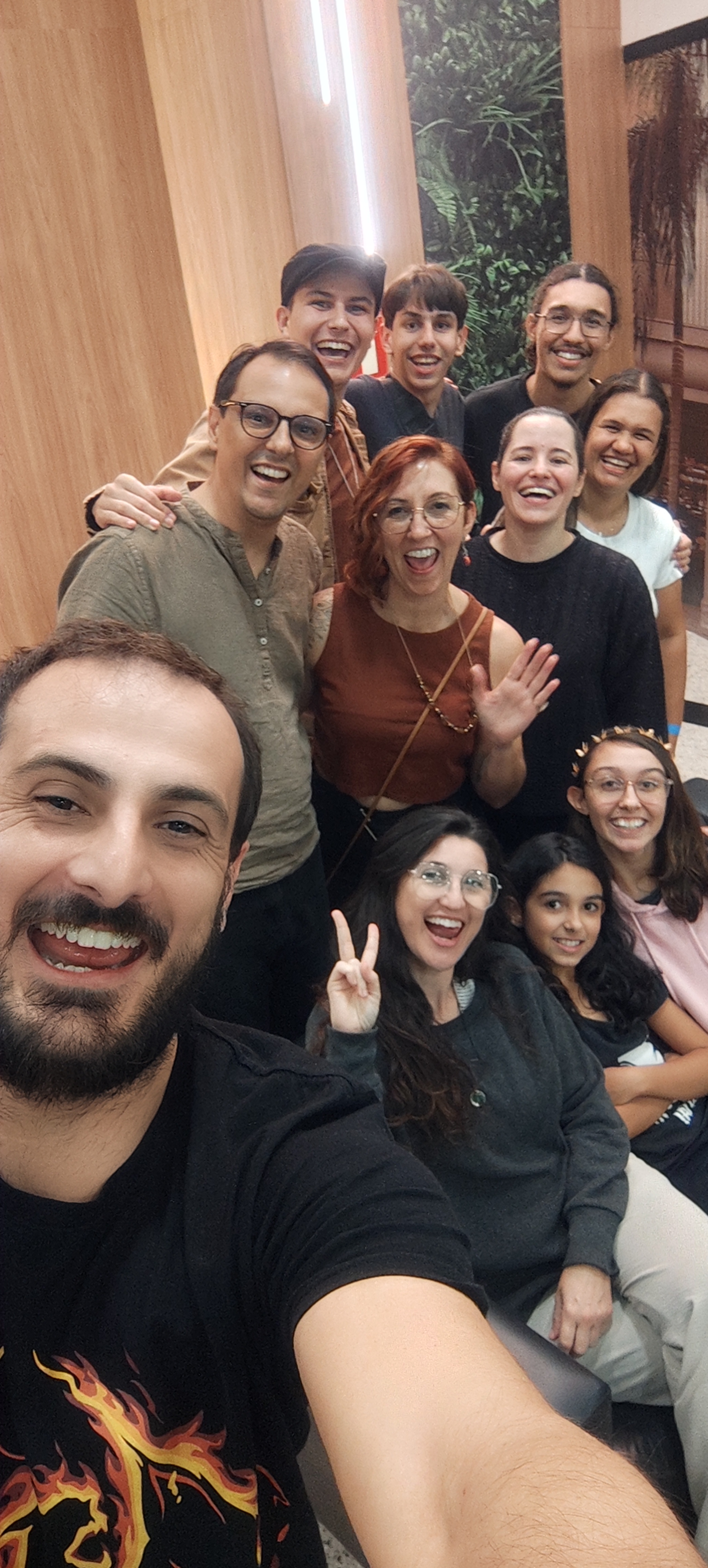 Encerramento do evento com todos os participantes